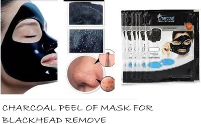 Luipui CHARCOAL FACE PEEL OFF MASK ANTI BLACKHEAD, BRIGHTEN SKIN PACK OF 1(162 g)