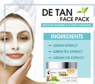 PERLENTE DE-TAN De-pigmentation & Tan Removal Face Pack(50 g)