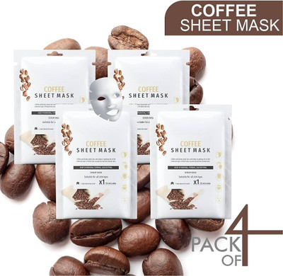 tanvi27 Best Coffee Face Sheet Mask With Serum For Women and Men(40 g)