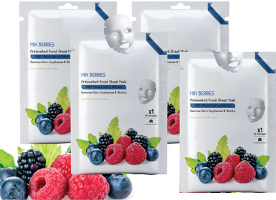 ADJD Combo Healthy Skin Mix Berries Face Sheet Mask Repairing & Nourishment(80 g)