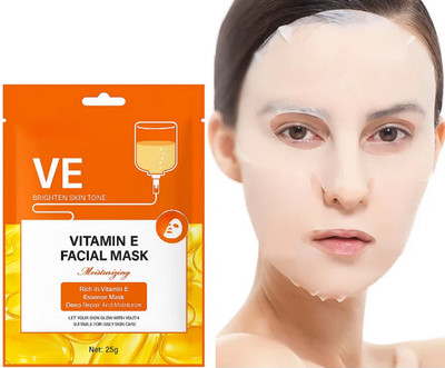 nuvya Hydrating Vitamin E Essence Mask for Daily Skin Care Routine(25 ml)
