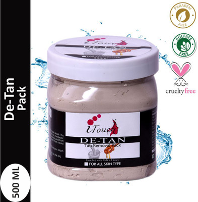 I TOUCH Herbal De-Tan Face Pack | Tan Removal Face Pack | 500 ml(500 ml)