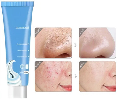 Emijun ICE CREAM MASK FOR BLACK HEAD REMOVER & SHRINKING GEL(120 ml)