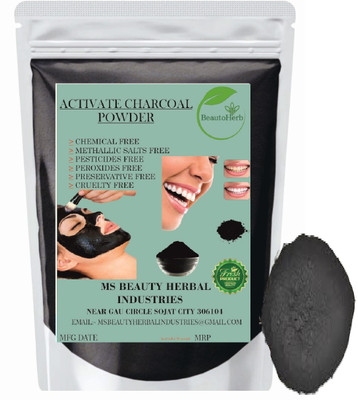 Beautoherb Natural Charcoal Powder for face pack new face pack(400 g)