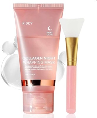 Ridoy Collagen Overnight Wrapping Peel Off Facial Mask for Skin Treatment and Therapy(100 ml)