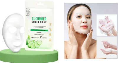 EVERERIN korean glass skin results face sheet mask with serum(20 g)