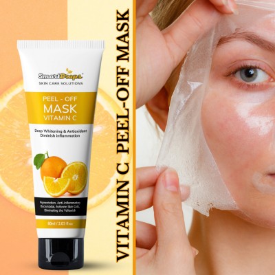 smartdrops Vitamin C Peel-Off Mask for Skin Brightening, Glowing & Dark Spot Removal(60 ml)