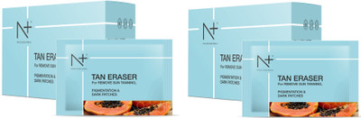 N PLUS PROFESSIONAL Tan Eraser for Remove Sun Tanning, Pigmentation & Dark Patches 72gm Pack of 2(144 g)