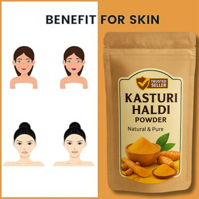 ShakalyaVeda Pure Kasturi Haldi Face Pack Powder – 100g for Bridal Glow & Spot Removal(100 g)