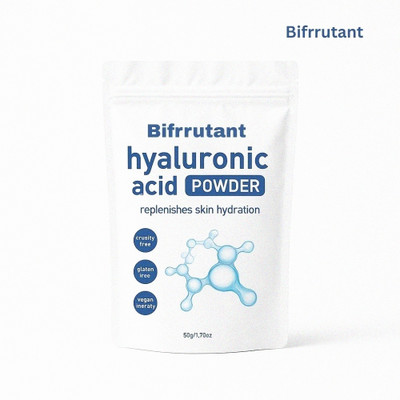 BIFRRUTANT Hyaluronic Acid Powder For Face Smooth Skin Collagen Enhancer(50 g)