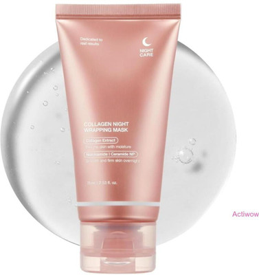 Actiwow Collagen Night Wrapping Mask for Anti-Acne & Pimples(100 ml)