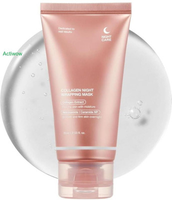 Actiwow Collagen Night Wrapping Mask with Radiant Skin Boost(100 ml)