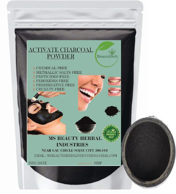 Beautoherb pure Natural Charcoal Powder for face pack skin(500 g)