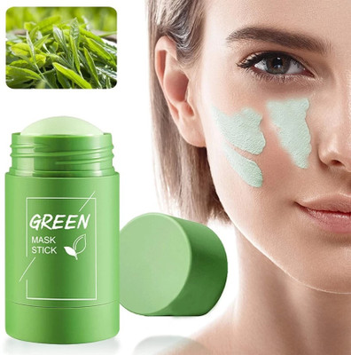 AFARAXIA Green Tea Mask Stick For Pore Control, Oil Balancing & Skin(40 g)