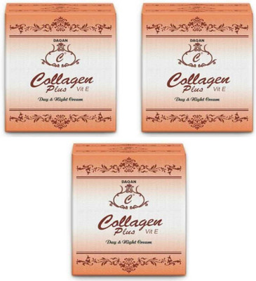 DAQAN Collegen plus vitamin E day & night whitening cream 3x40g(120 g)