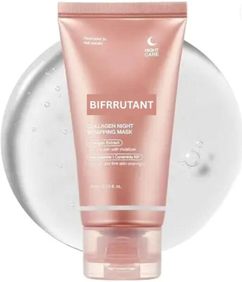 BIFRRUTANT Collagen Night Wrapping Mask for Silky Skin Overnight Care(75 ml)