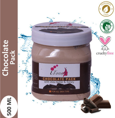 I TOUCH Herbal Chocolate Face Pack | Instant Glow & Clear Skin | 500 ml(500 ml)