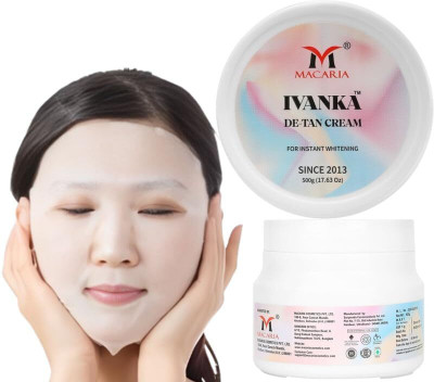 MACARIA Ivanka Express Tan Vanish Elixir Radiance Face Pack Mask 3 in 1(500 g)