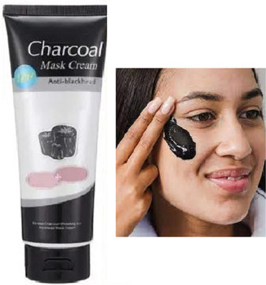 Luipui best charcoal face mask for( men)( women ) pack of 1(130 ml)