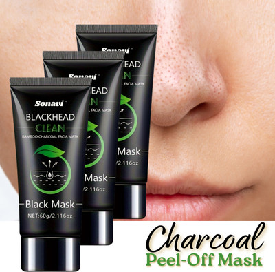Sonavi Charcoal Peel off Mask Anti-Acne Deep Cleansing Blackhead Remove And Oil Control(180 g)