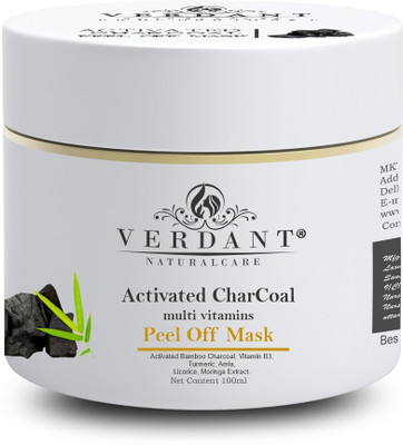 Verdant Natural Care Charcoal Peel Off Mask for Men(100 ml)