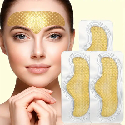 GULGLOW99 Anti-wrinkle Forehead Line Removal Gel Patch Firming Mask Frown Lines Face(3 g)
