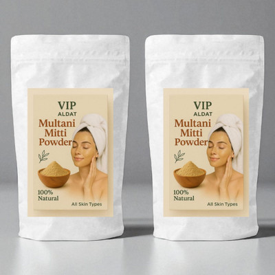 VIP ALDAT Saundarya Upchar Multani Mitti Roop Nikhar Herbal Glow Skin Face Sudha Pack(400 g)
