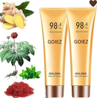 GOIEZ 24K Gold Mask for Pore Tightening and Skin Firmness - Pack of 2(120 ml)