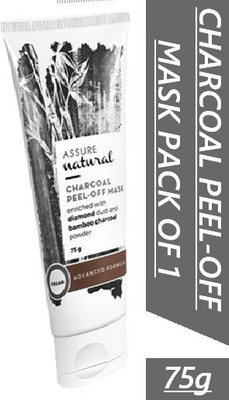 ASSURE Charcoal Peel-Off Mask Enriched with Diamond Dust And Bamboo Charcoal pack _1(75 ml)