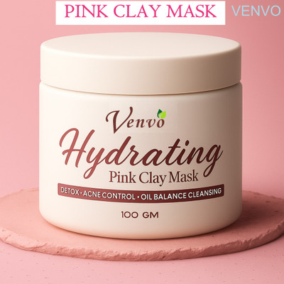 venvo Glowing Skin Mask | Radiance Boost Clay Mask(100 g)