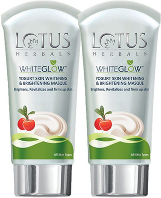 LOTUS HERBALS Hebals WHITEGLOW Yogurt Skin Whitening & Brightening Masque(160 g)