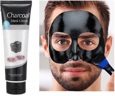 GABBU New Charcoal Peel Off Face Mask for Deep Cleansing and Blackhead Removal(130 ml)