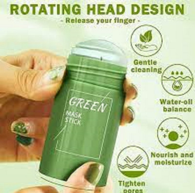 Luipui new green tea clay purifying mud stick for anti ageing(40 g)