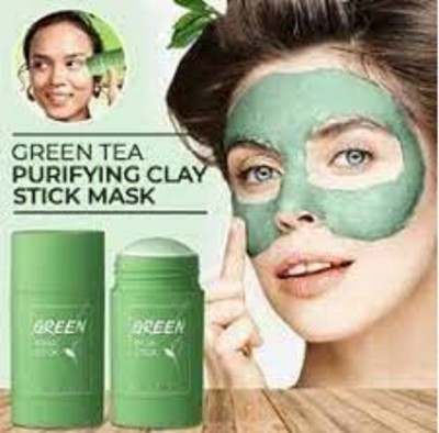 Luipui green tea purifying clay mud stick for men & women(40 g)