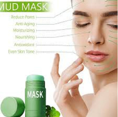 Luipui LATEST GREEN TEA FACE MASK MUD PACK OF 1(40 g)