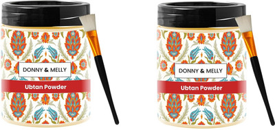 DONNY MELLY Natural Ubtan Powder for Face Pack With FREE Applicator Brush(150 g)
