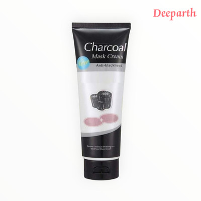 Deeparth Charcoal Face Mask for Acne-Prone and Oily Skin Peel Off Mask (AZ1594A30)(130 g)
