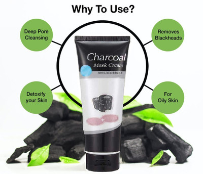 Yuency Charcoal Peel Off Mask For Blackhead(130 g)