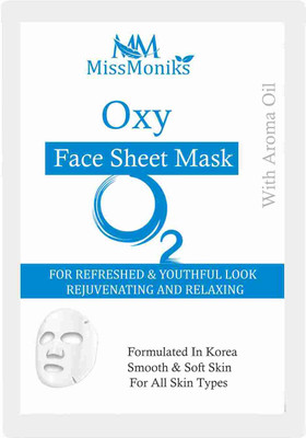 MISSMONIKS Oxy O2 Face Serum Sheet Mask 25 gm(25 g)