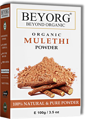 BEYORG Mulethi Powder For Anti-Acne, Radiance & Glow With No Added Harm Full Chemical(100 g)