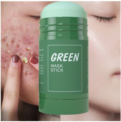 DARVING Green Tea Purifying Clay Stick Mask, And Deep Cleansing for face(40 g)
