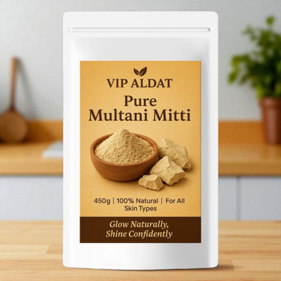VIP ALDAT Multani Mitti Regal Glow & Complete Ayurvedic Skin Purity Brightening Care(450 g)