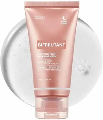 BIFRRUTANT Collagen Night Face Mask for Refreshing Skin Overnight(75 ml)