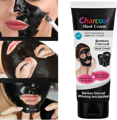 nuvya Bamboo Charcoal Mask Cream for Radiant Complexion(130 g)