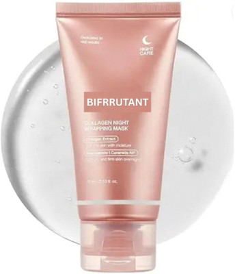 BIFRRUTANT Over Night Bio Collagen Face Mask for Gentle Skin Repair(75 ml)