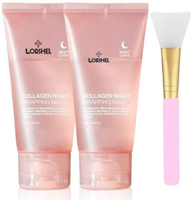 LORSHEL Collagen Night Mask for a Softer and More Supple Skin Texture(150 ml)