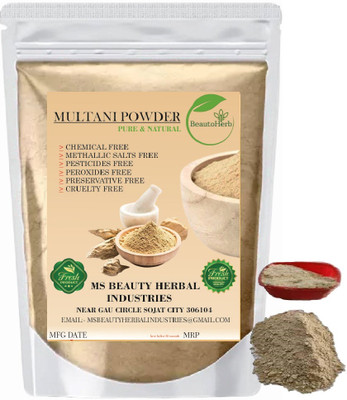 Beautoherb Natural Multani Mitti Powder for face pack soft skin(300 g)