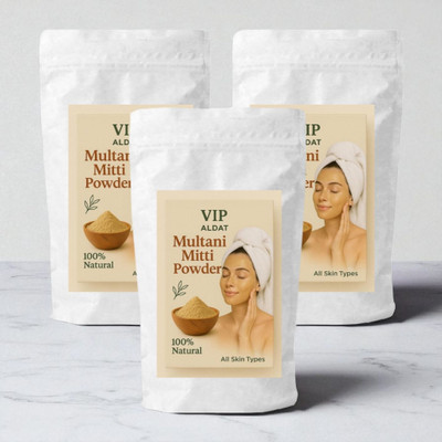 VIP ALDAT Multani Mitti Premium Face Glow Pack For Bright, Fresh And Healthy Skin(450 g)
