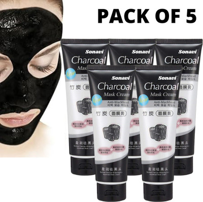 Sonavi Charcoal Pill Of Mask Oil Control Anti-Acne Deep Cleansing Blackhead Remover(300 ml)