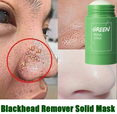 GULGLOW99 Green Mask Stick Facial Mask For Black Spots And Pimples(40 g)